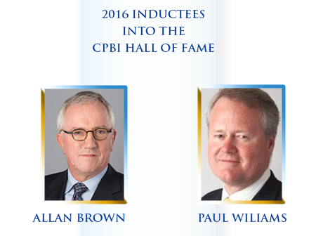 2016 INDUCTEES INTO THE CPBI HALL OF FAME
